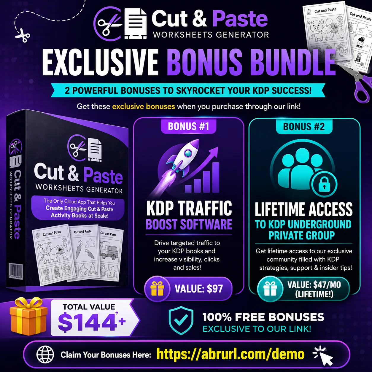 Cut Paste exclusive bonus bundle square graphic sample